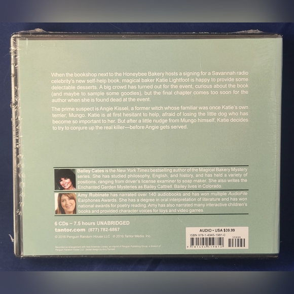 Brand New, Sealed Audiobook Spells and Scones: A Magical Bakery Mystery - Picture 3 of 4